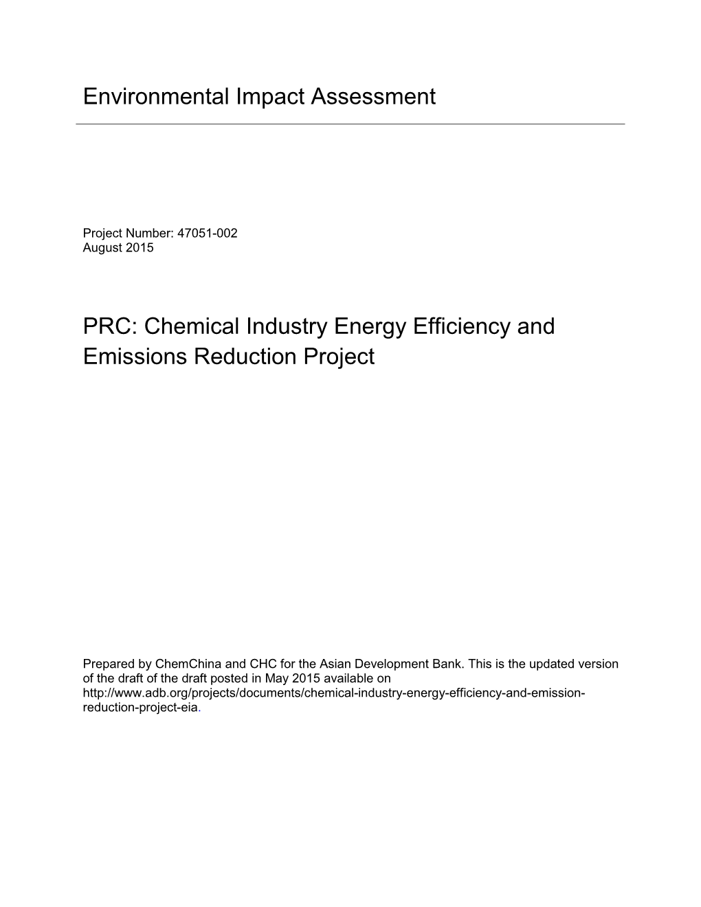 Environmental Impact Assessment