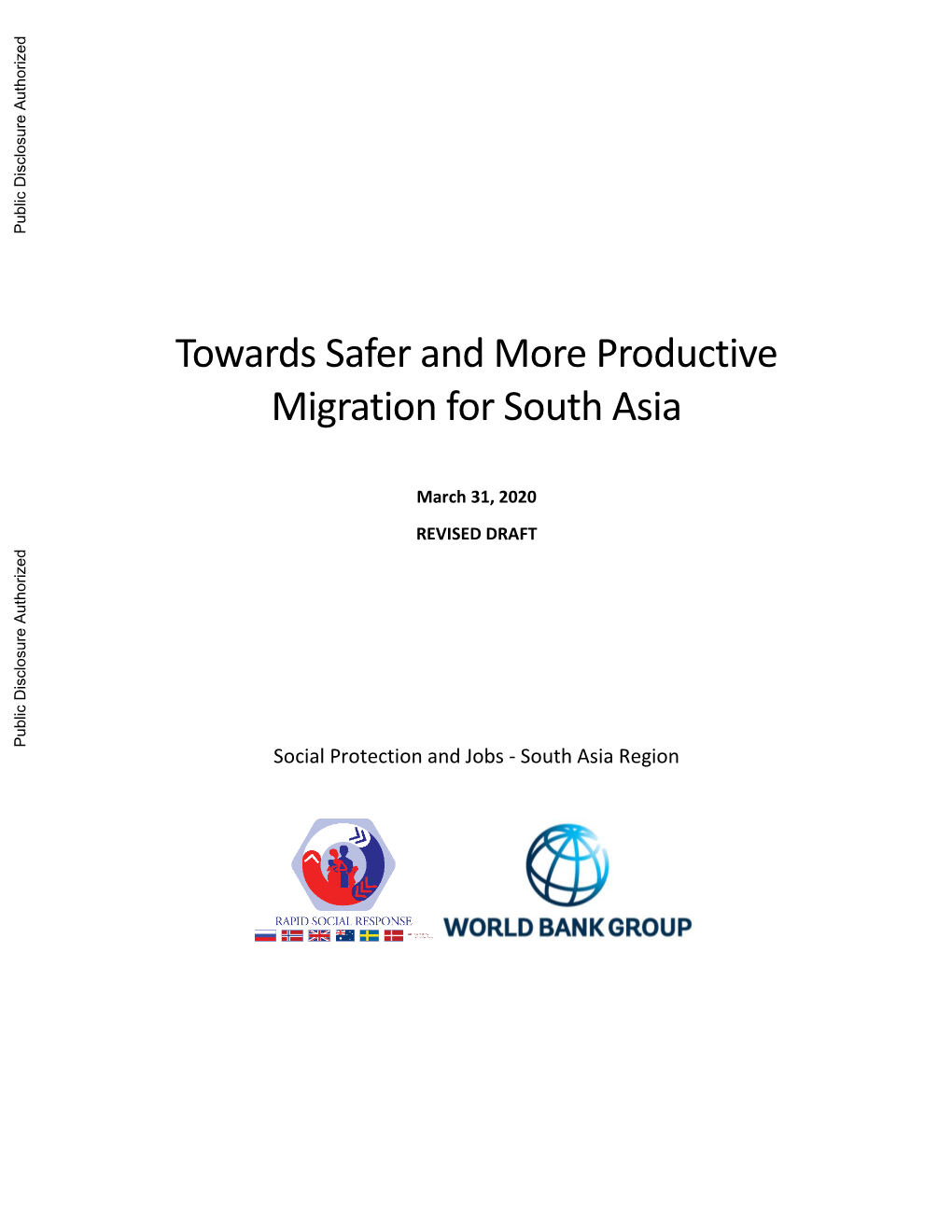 Towards Safer and More Productive Migration for South Asia