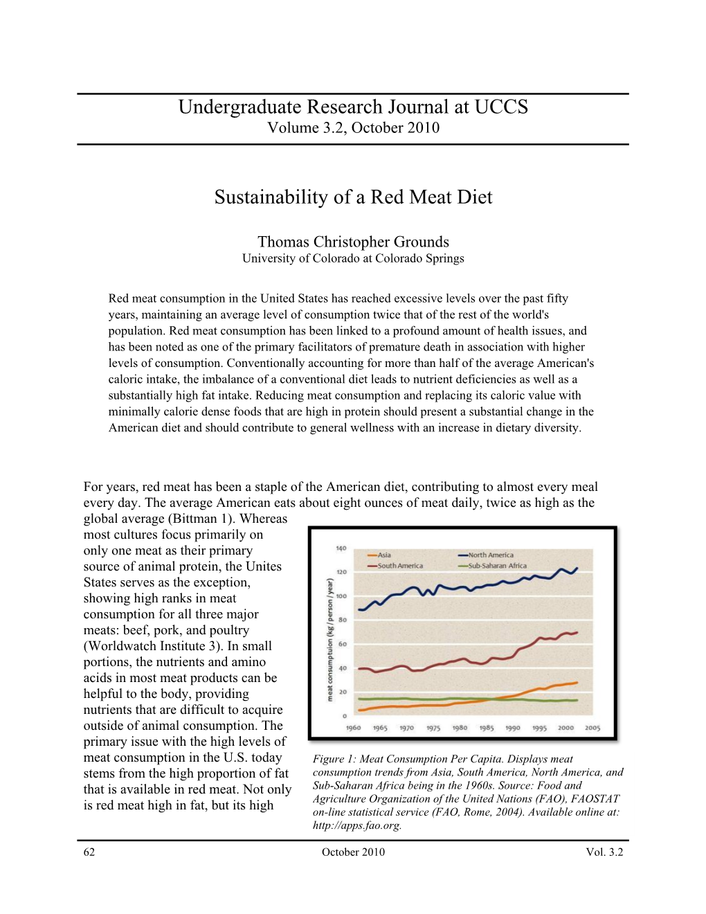 Sustainability of a Red Meat Diet