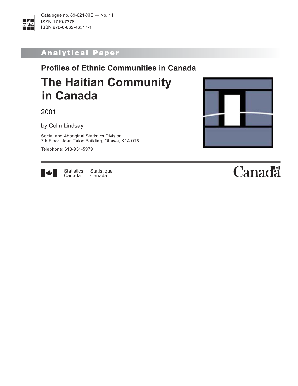 The Haitian Community in Canada