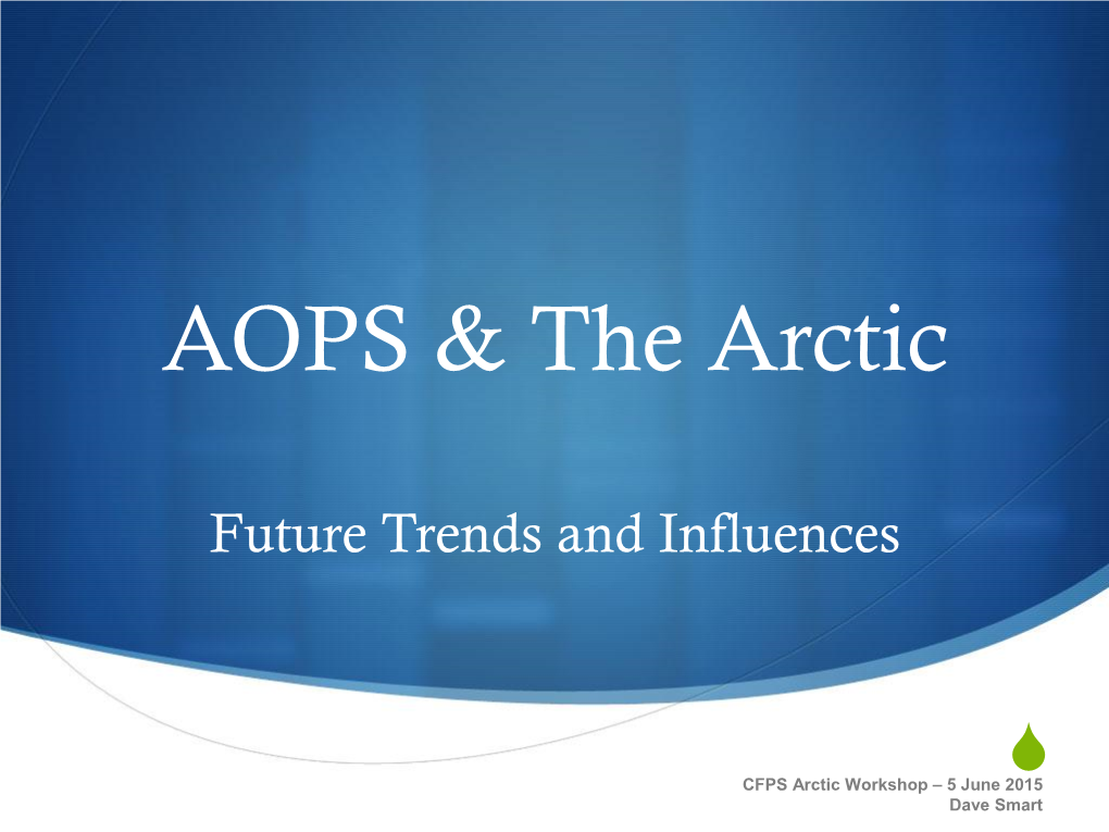 AOPS & the Arctic