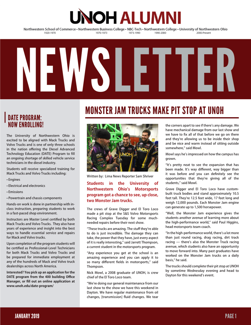 Alumni Newsletter