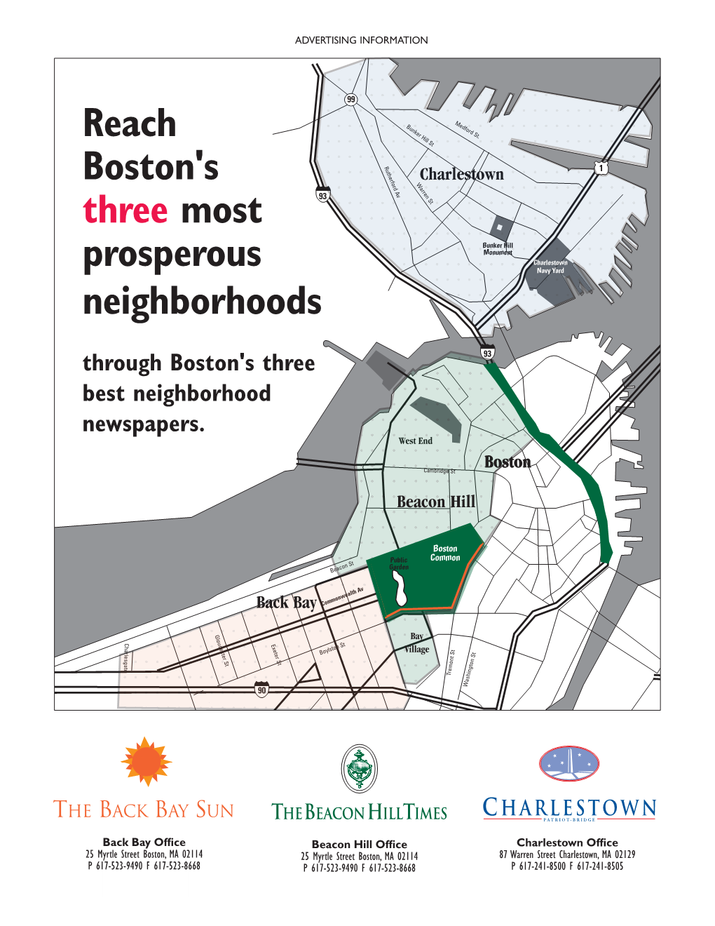 Reach Boston's Three Most Prosperous Neighborhoods