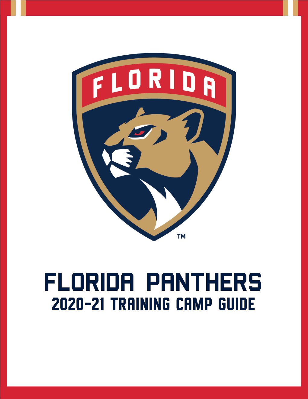 Florida Panthers 2020-21 Training Camp Guide