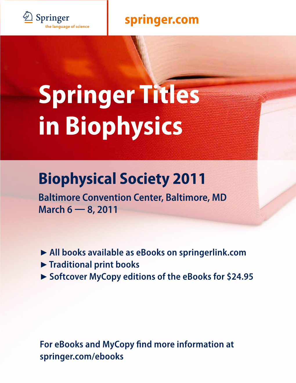 Springer Titles in Biophysics