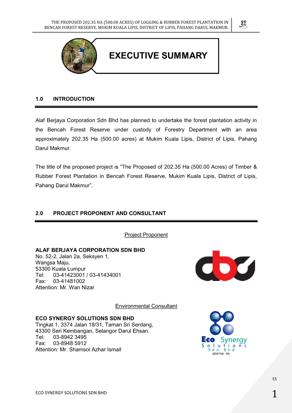 Of Logging & Rubber Forest Plantation in Bencah Forest