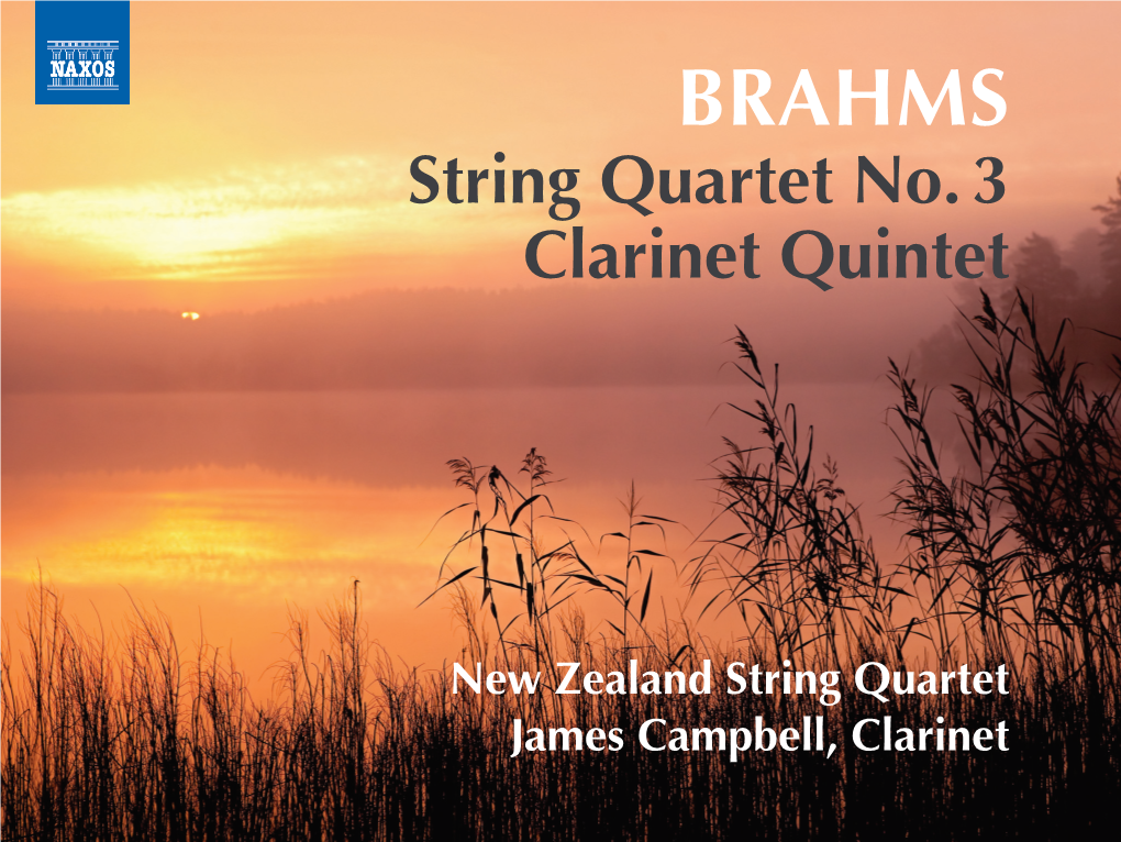 BRAHMS String Quartet No