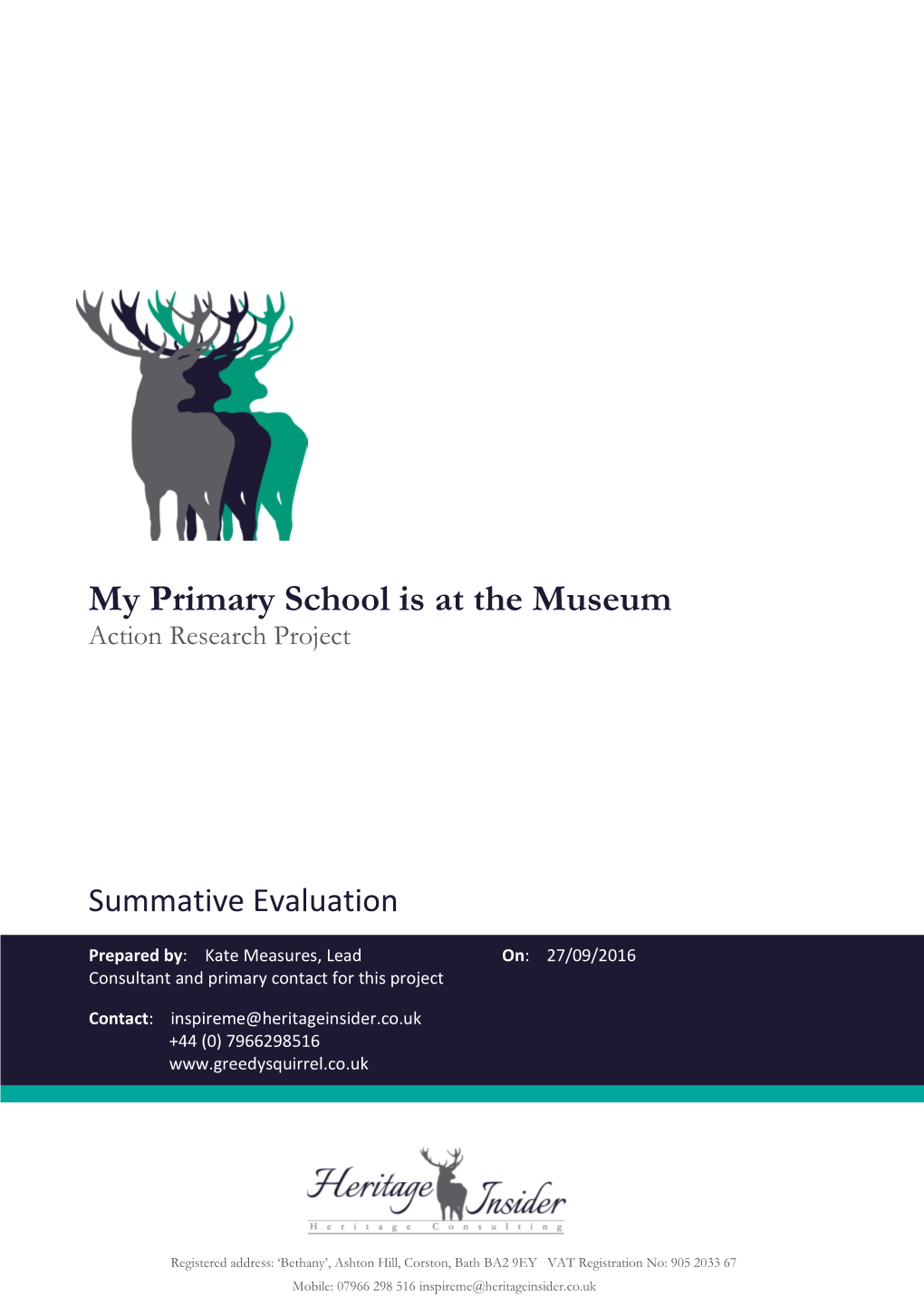 My Primary School Is at the Museum Action Research Project