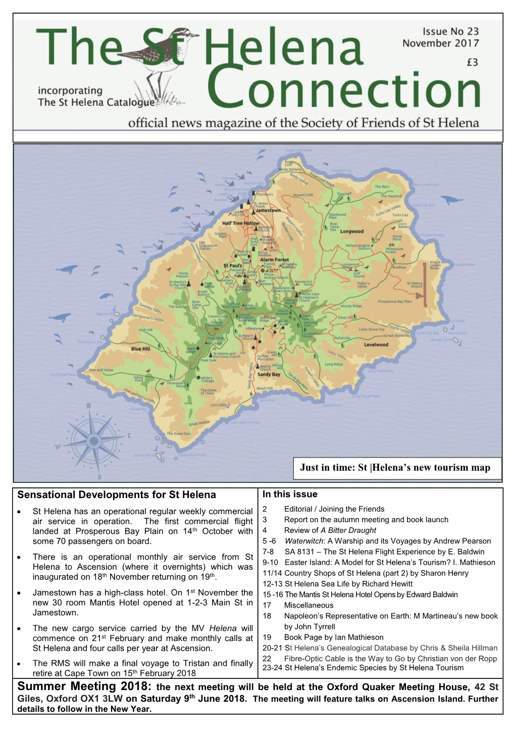 St |Helena's New Tourism