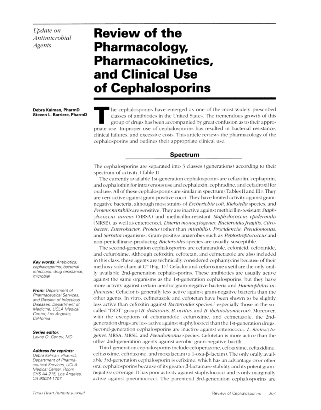 Review of the Pharmacology, Pharmacokinetics, and Clinical Use