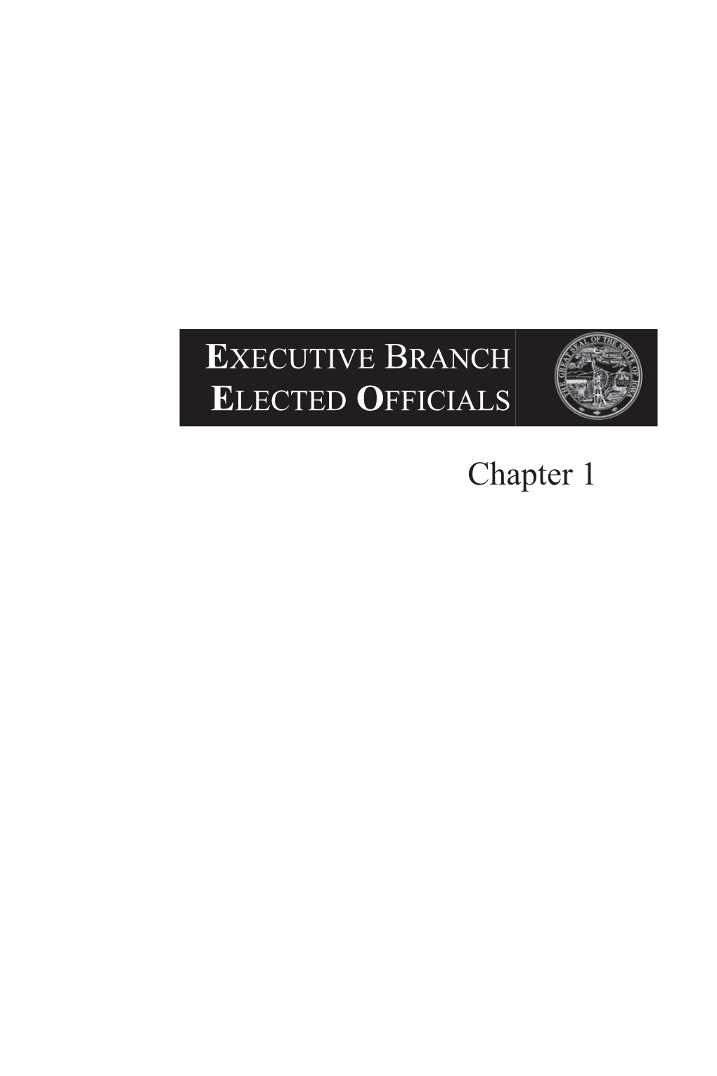 Executive Branch Elected Officials