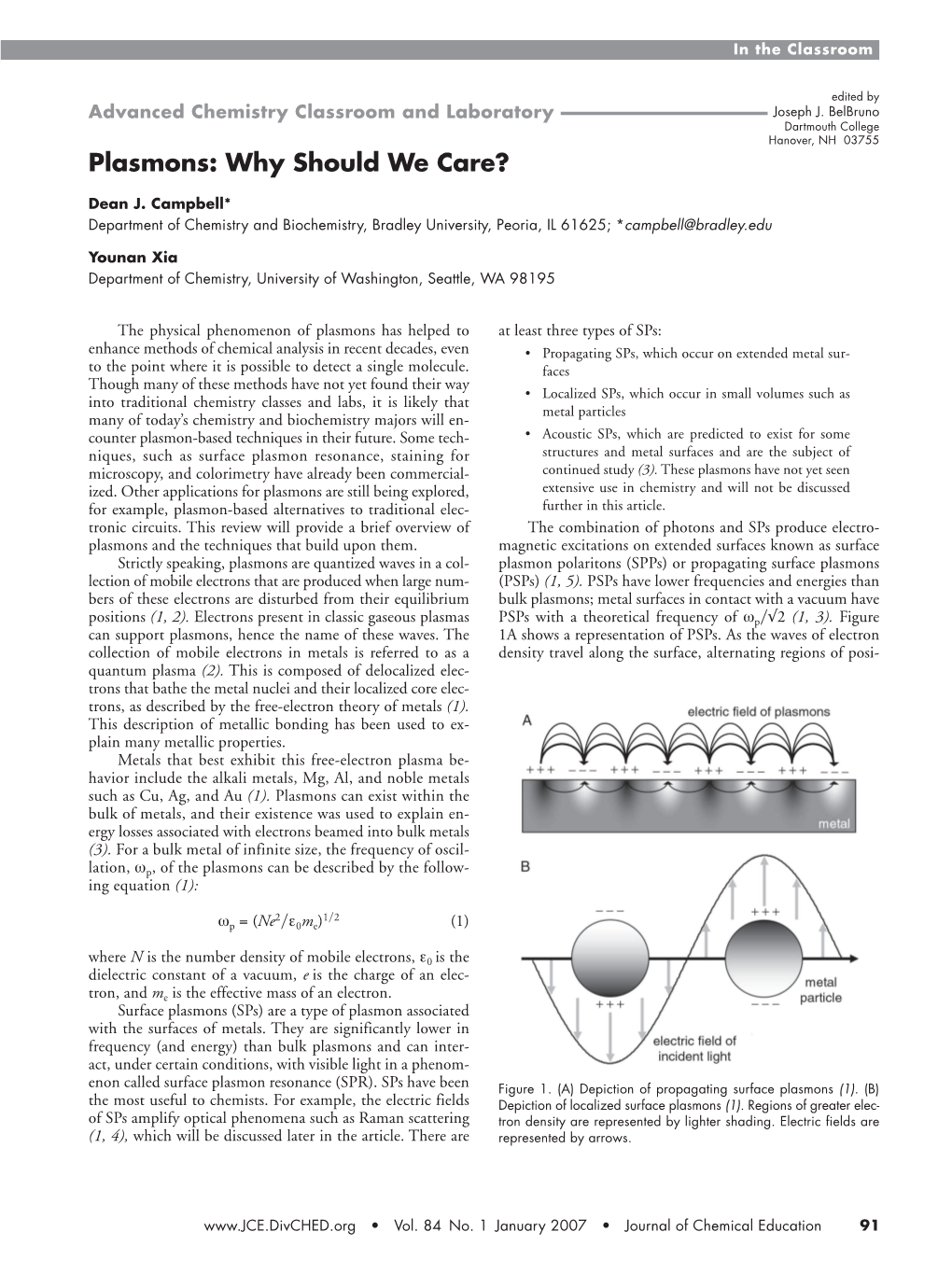 Plasmons: Why Should We Care?