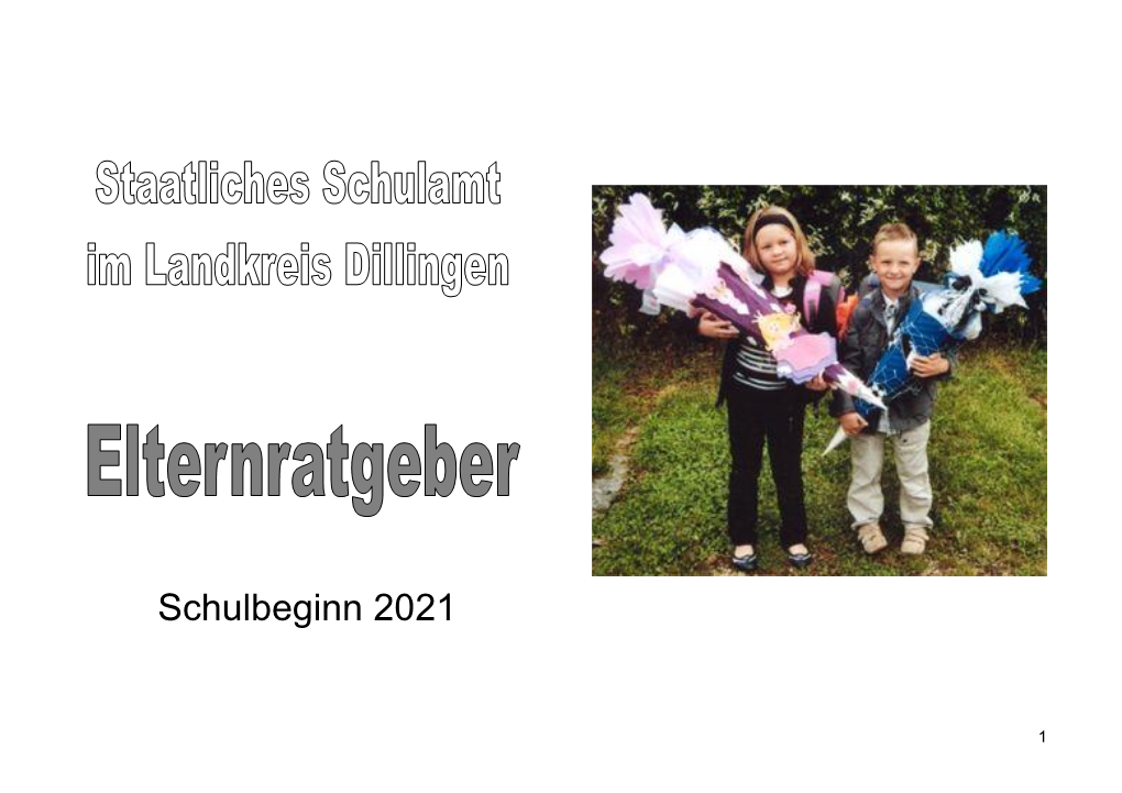 Schulbeginn 2021