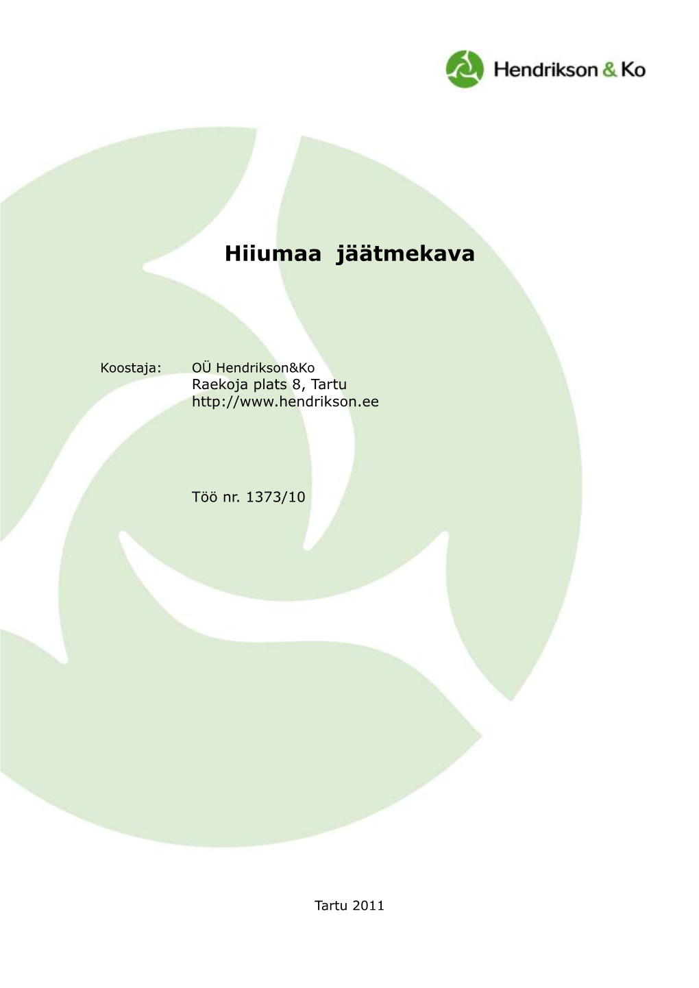 Hiiumaa Jäätmekava