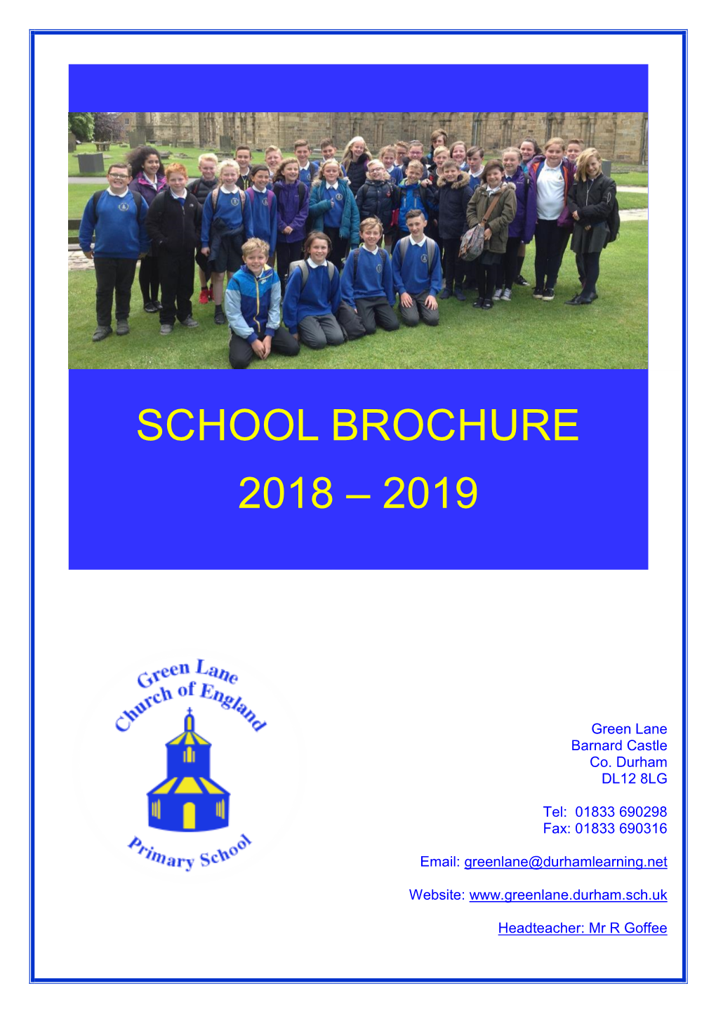 School Brochure 2018 – 2019