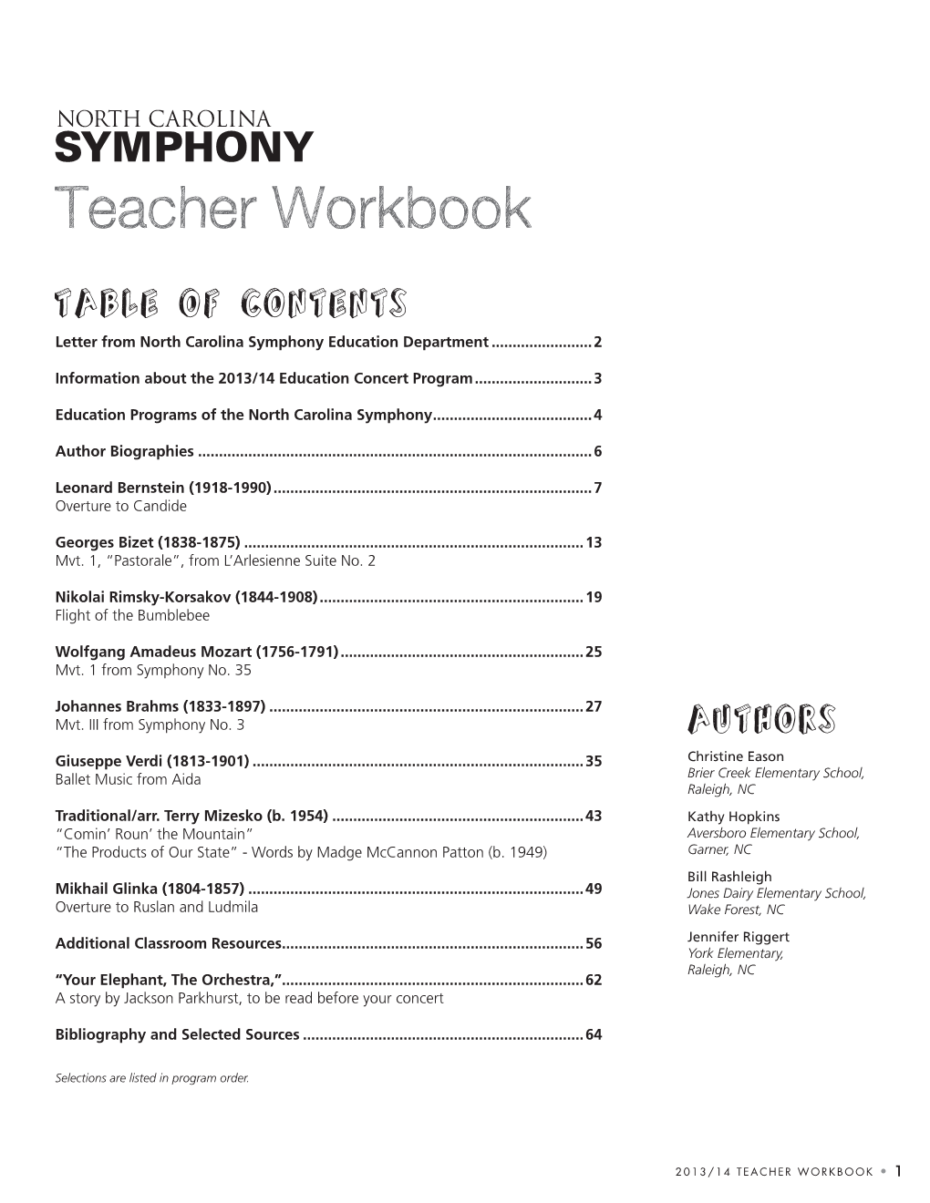 Teacher Workbook