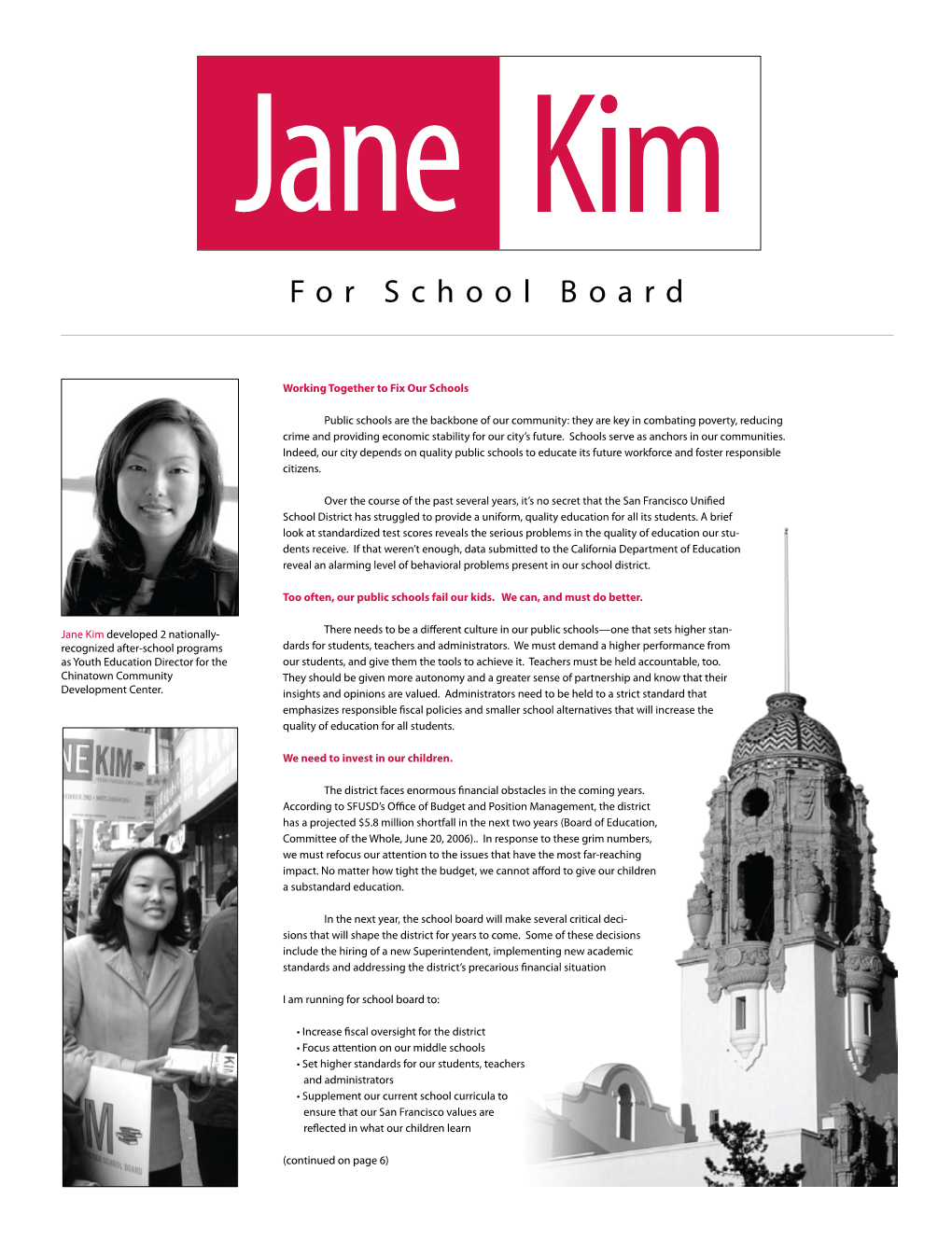 Jane Kim for School Board
