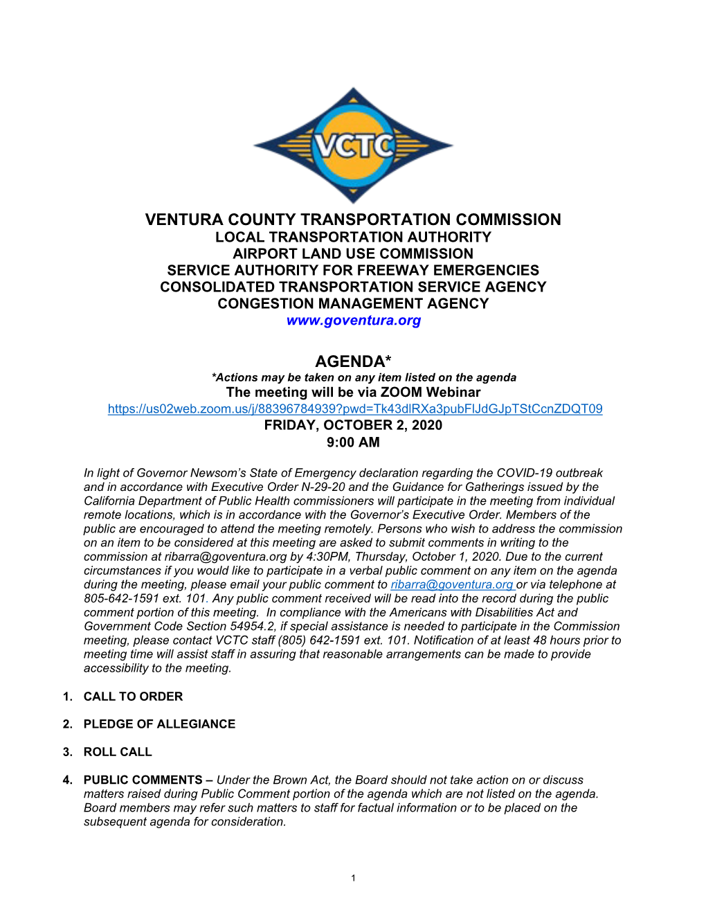 Ventura County Transportation Commission