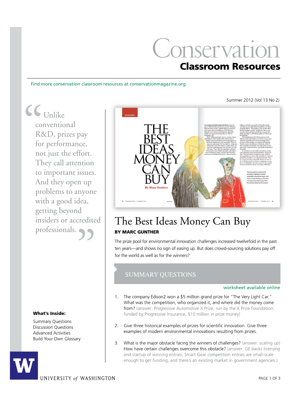 Classroom Resources