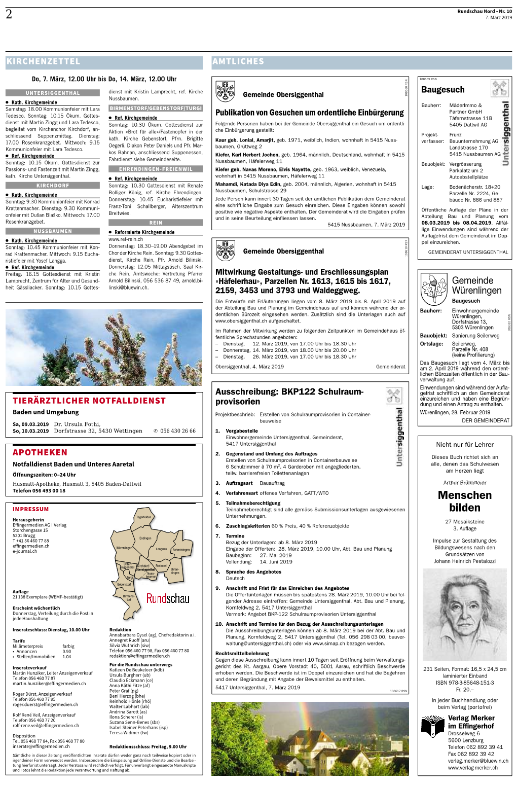 Amtsblatt Des Kantons Aargau Zu Regionalpolizei Unteres Fricktal Laufen