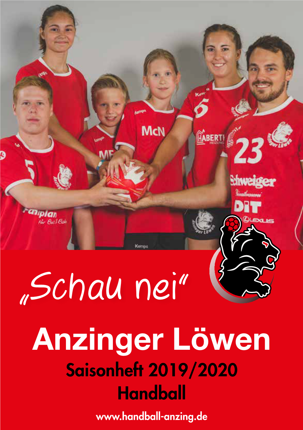 „Schau Nei“ Anzinger Löwen Saisonheft 2019/2020 Handball Einführung