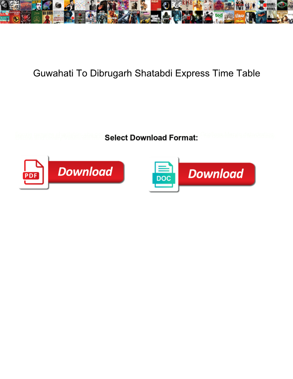 Guwahati to Dibrugarh Shatabdi Express Time Table