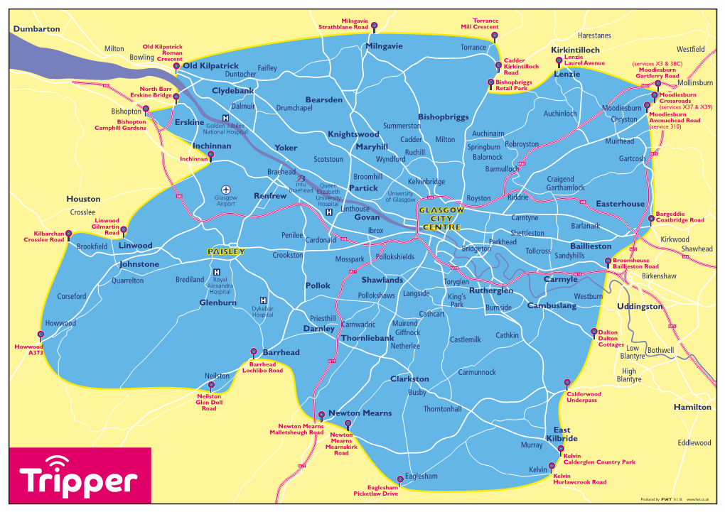 Glasgow Smartzone Map