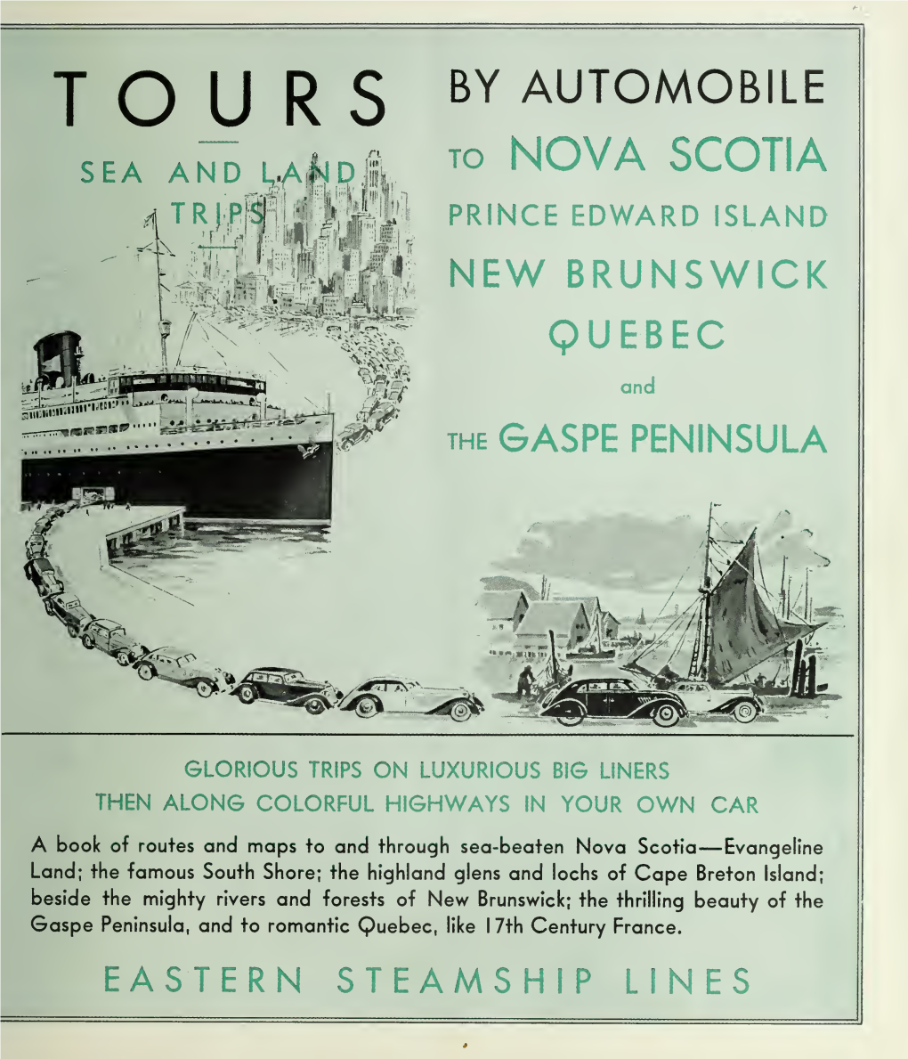 Tours by Automobile to Nova Scotia