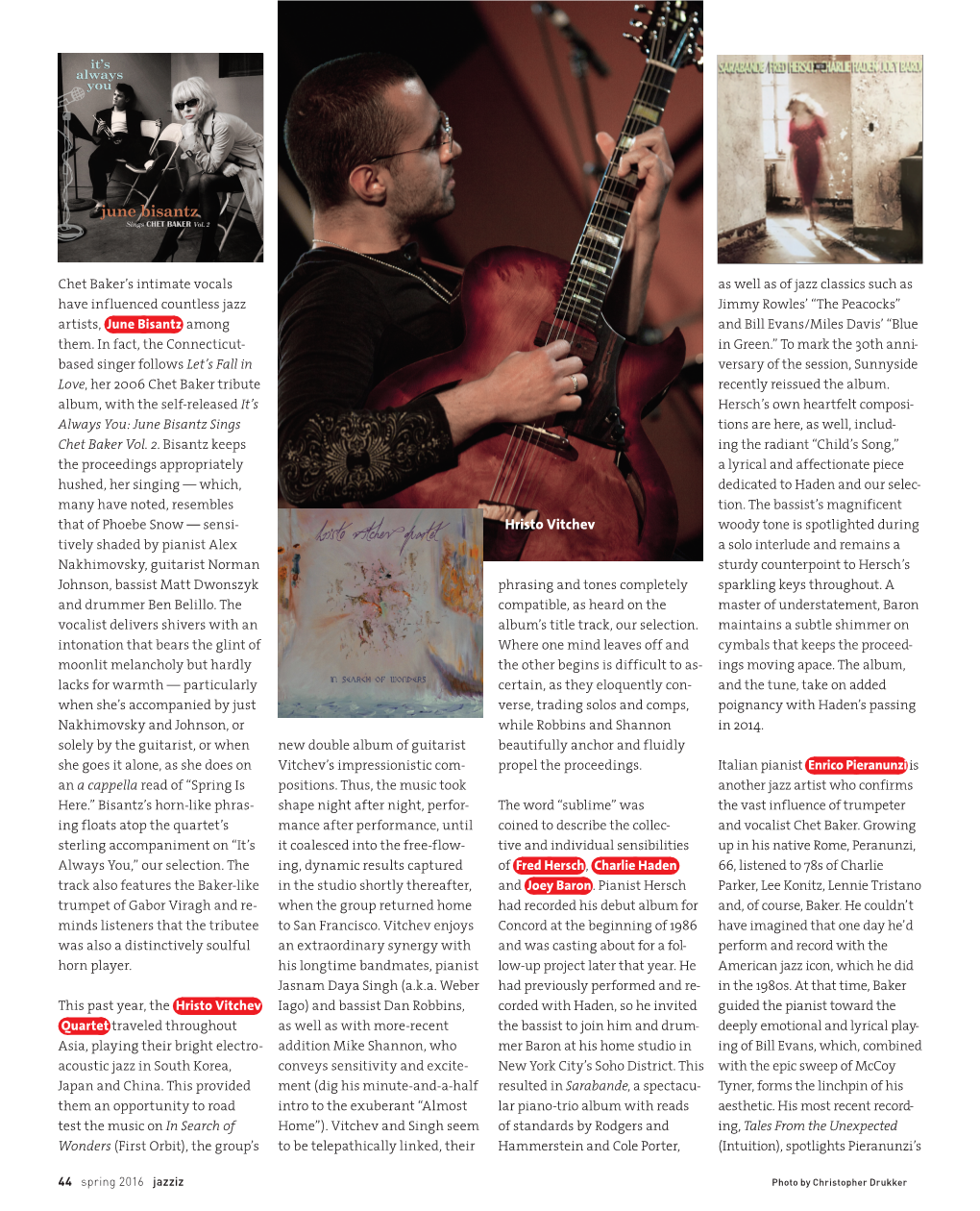 Featured in JAZZIZ MAGAZINE