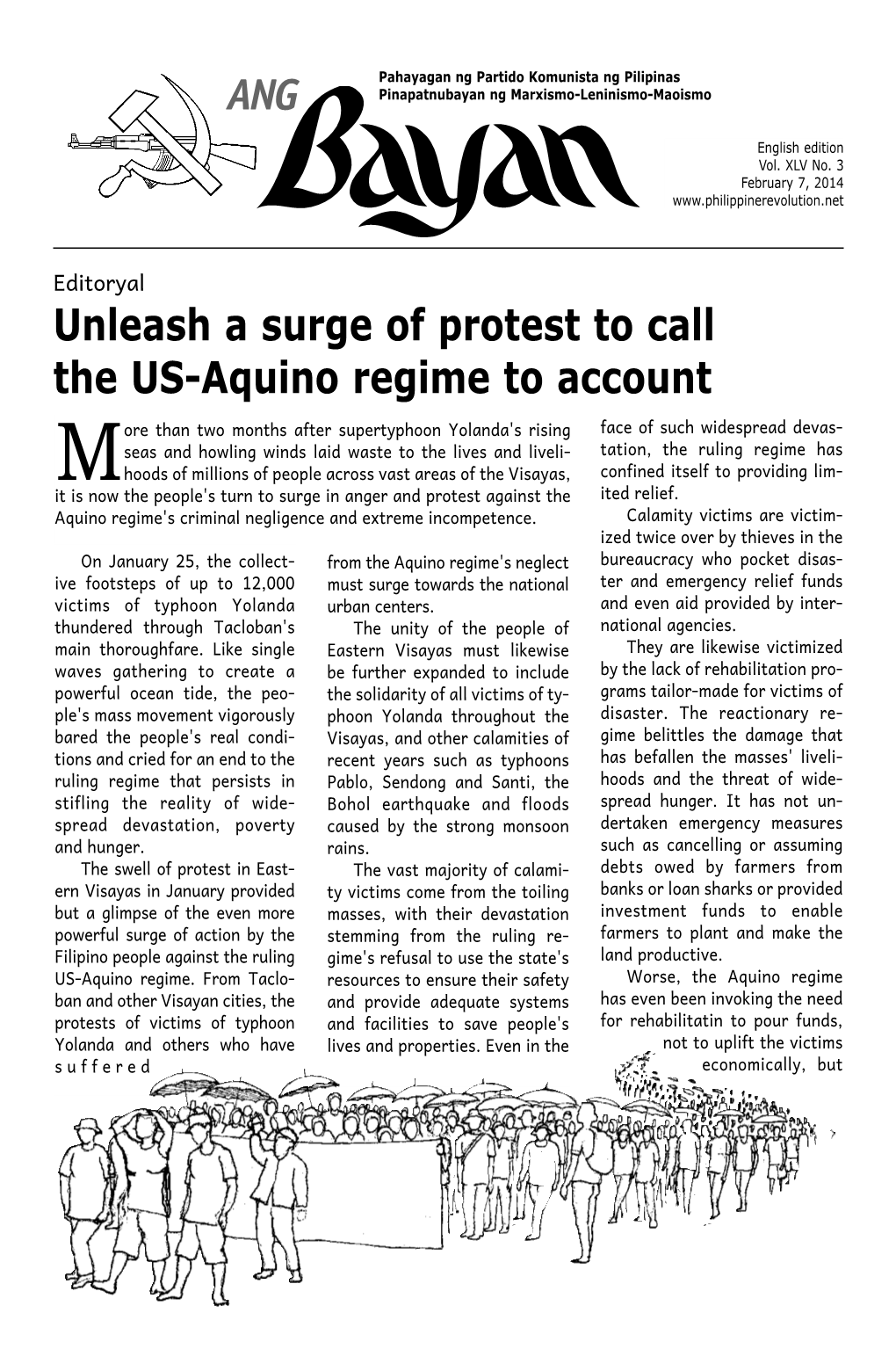 ANG Unleash a Surge of Protest to Call the US-Aquino Regime to Account