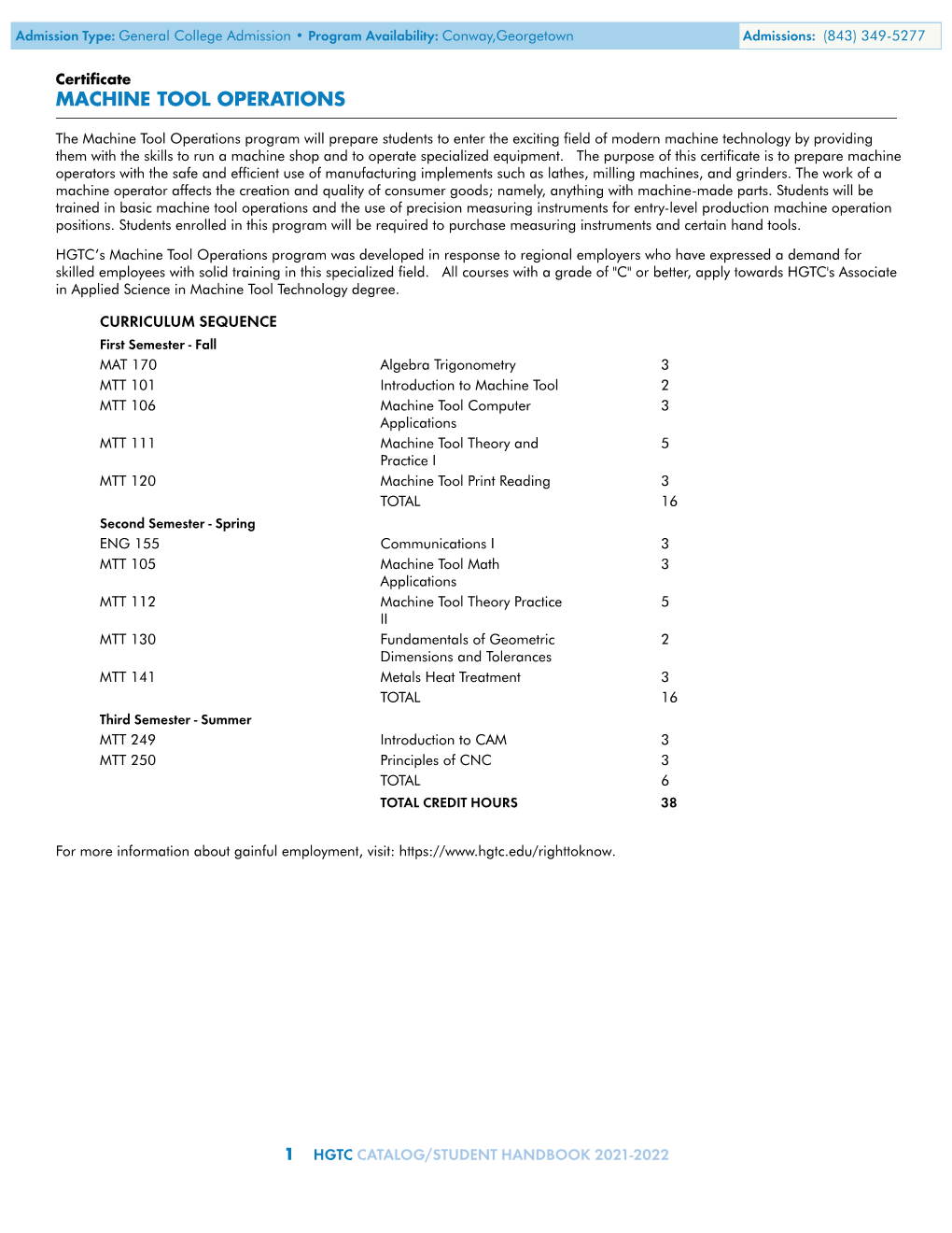 Machine Tool Operations