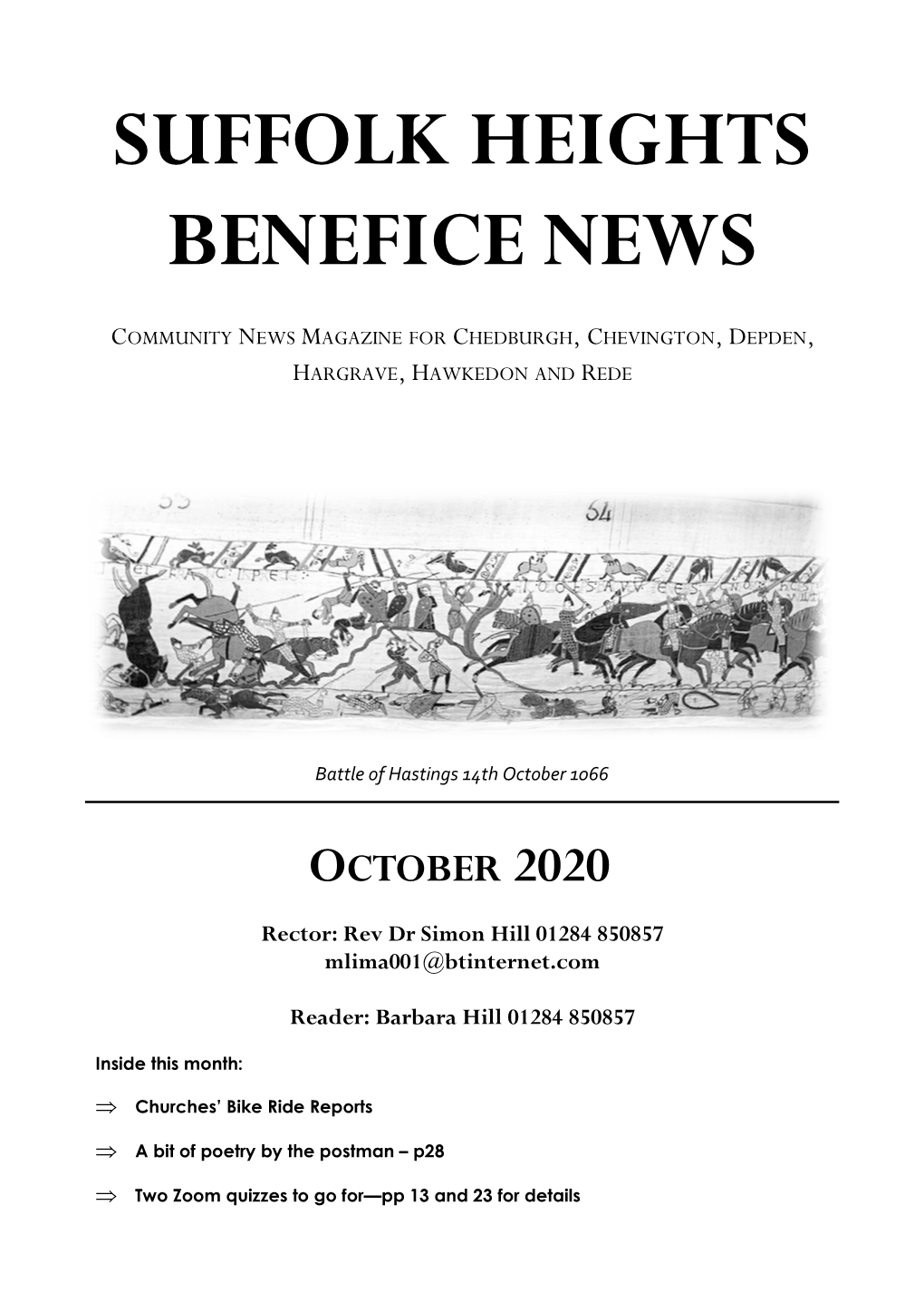 Suffolk Heights Benefice News