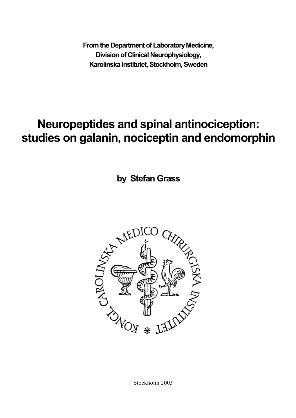 Nociceptin/Orphanin FQ Is the Endogenous Ligand of the Orphan Opioid-Receptor-Like Receptor (ORL1)