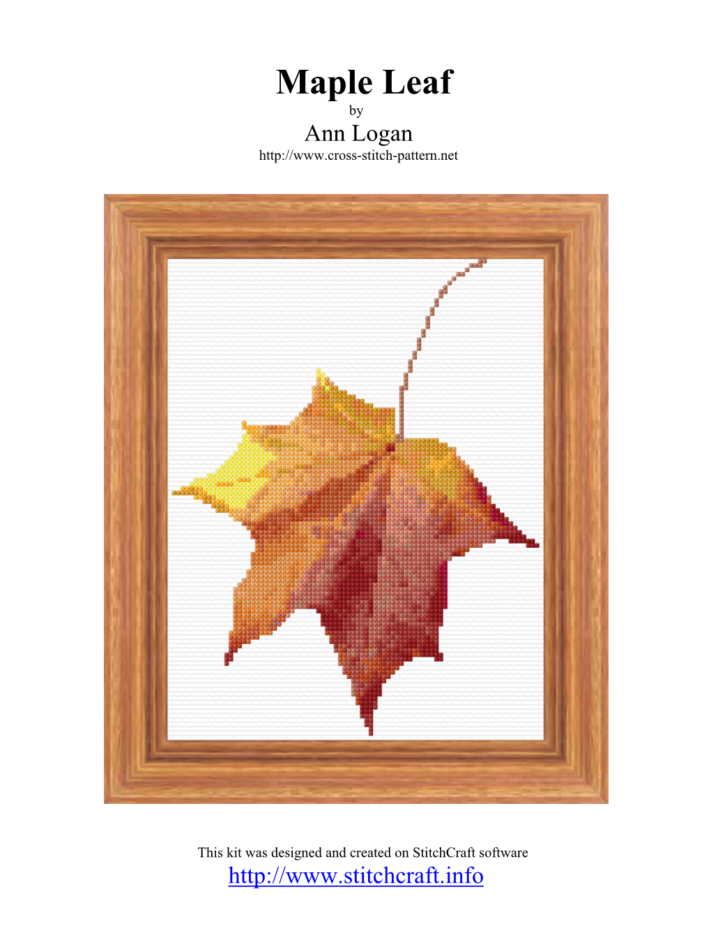 Maple Leaf by Ann Logan
