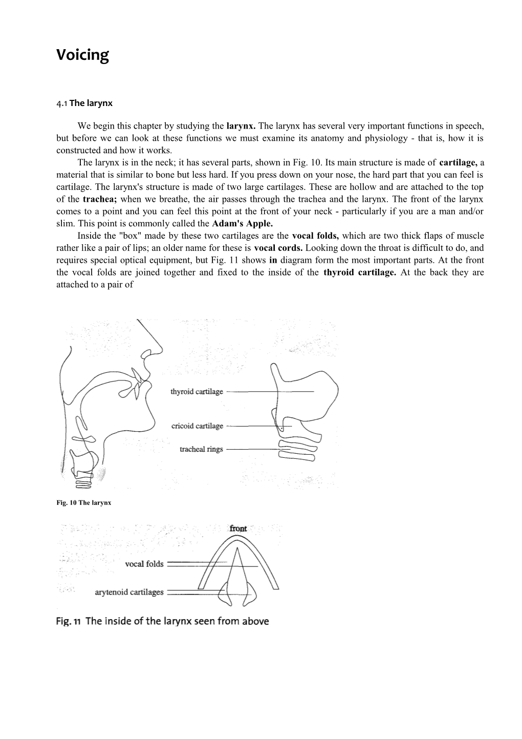 We Begin This Chapter by Studying the Larynx. the Larynx Has Several Very Important Functions