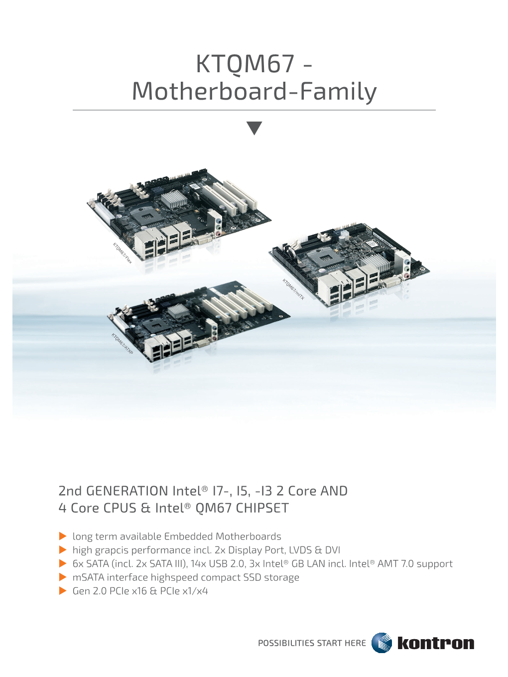 KTQM67 - Motherboard-Family 