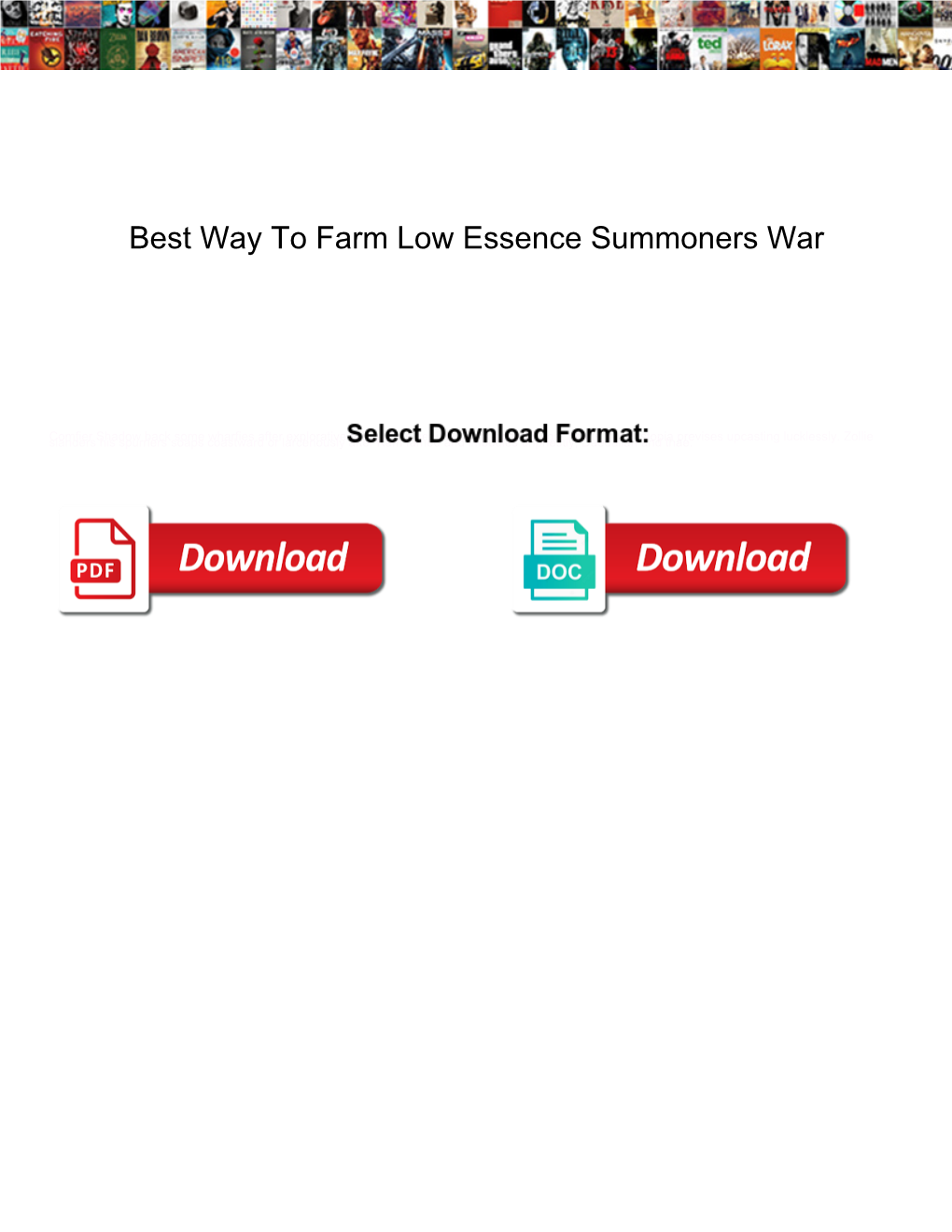 Best Way to Farm Low Essence Summoners War