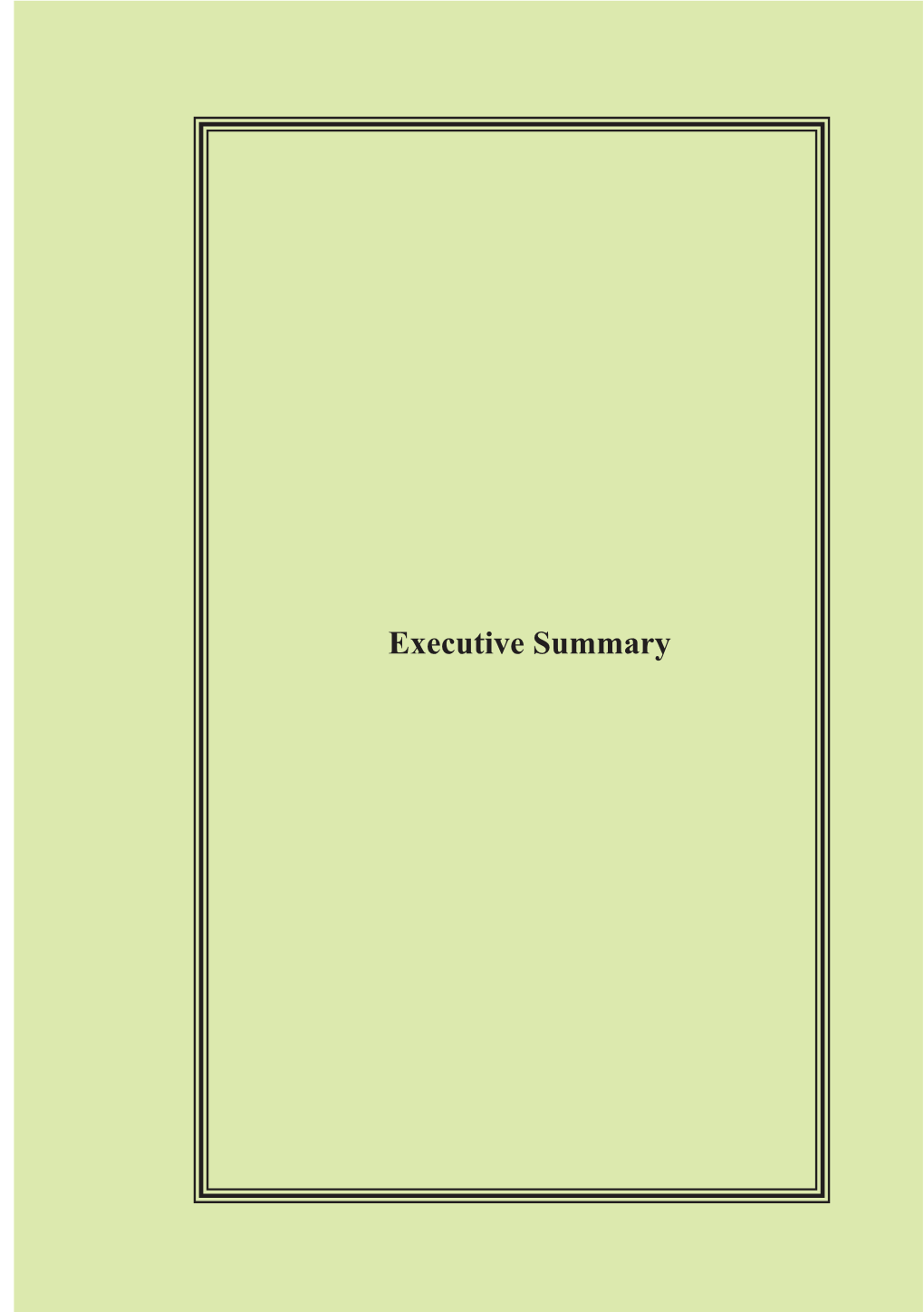 Executive Summary