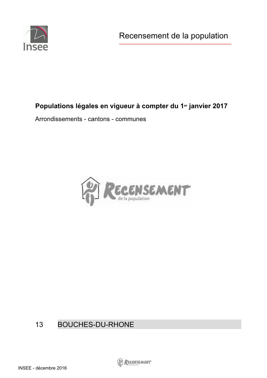 Populations Légales En Vigueur À Compter Du 1Er Janvier 2017