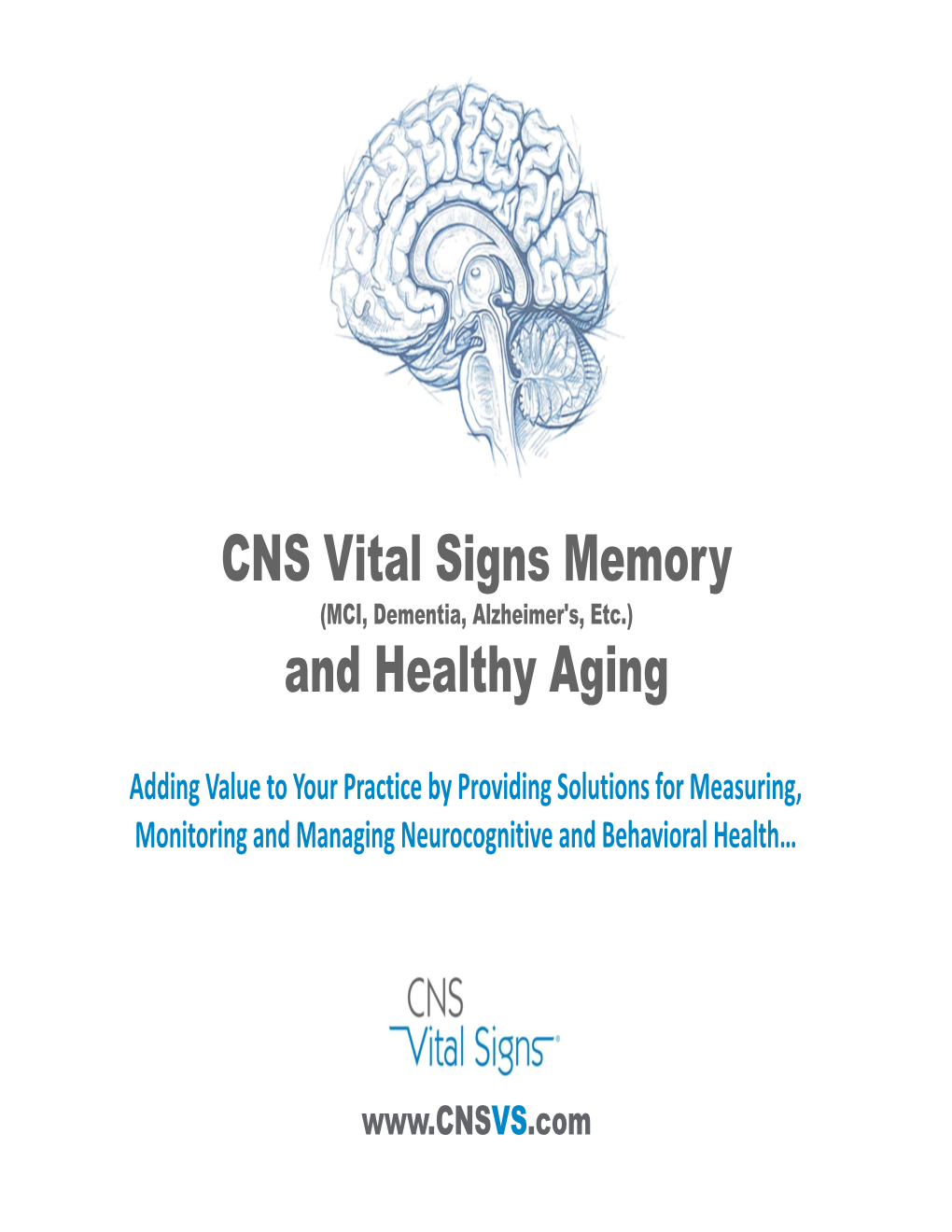 CNS Vital Signs Memory and Healthy Aging