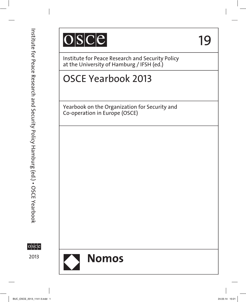 OSCE Yearbook 2013