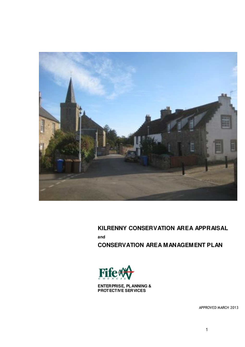 Kilrenny Conservation Area Appraisal and Management Plan