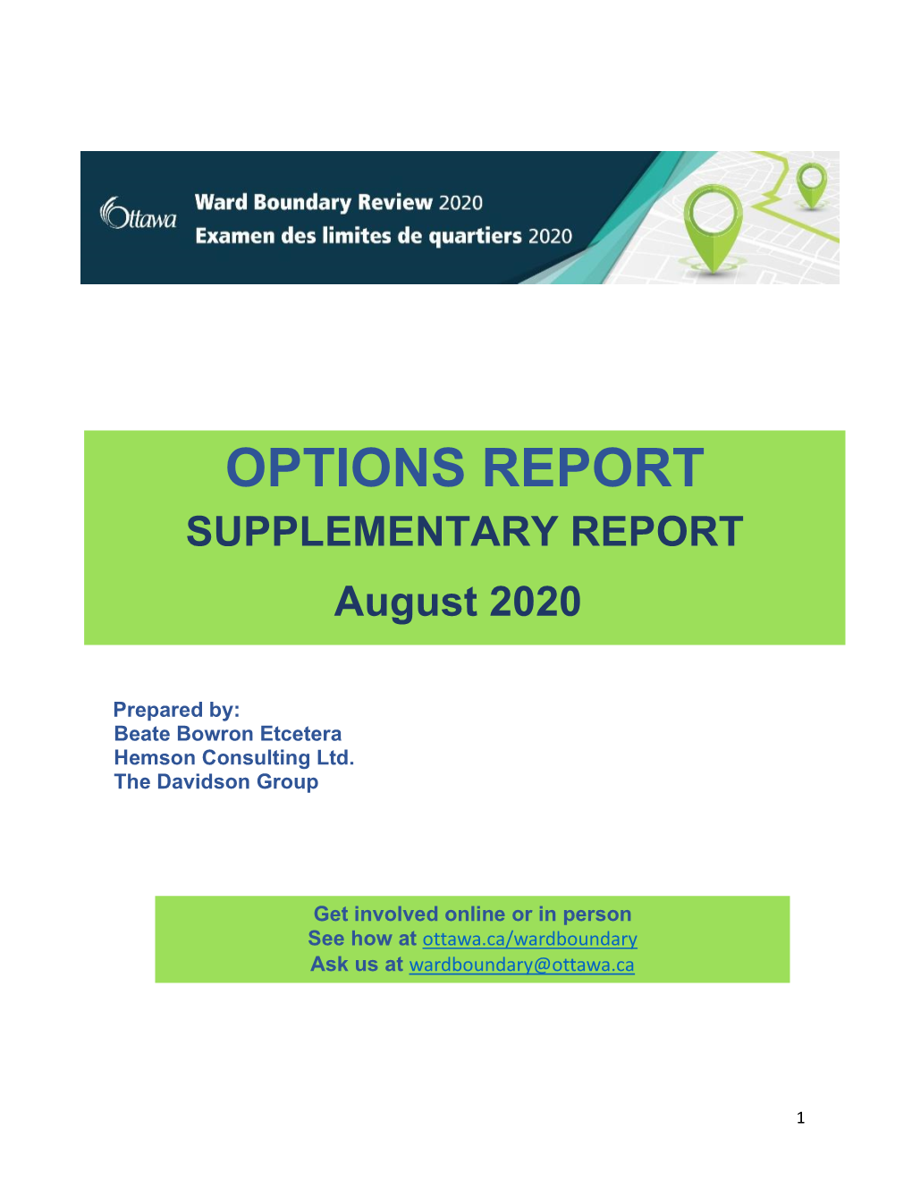 Option 6 Supplementary Report En Final.Pdf