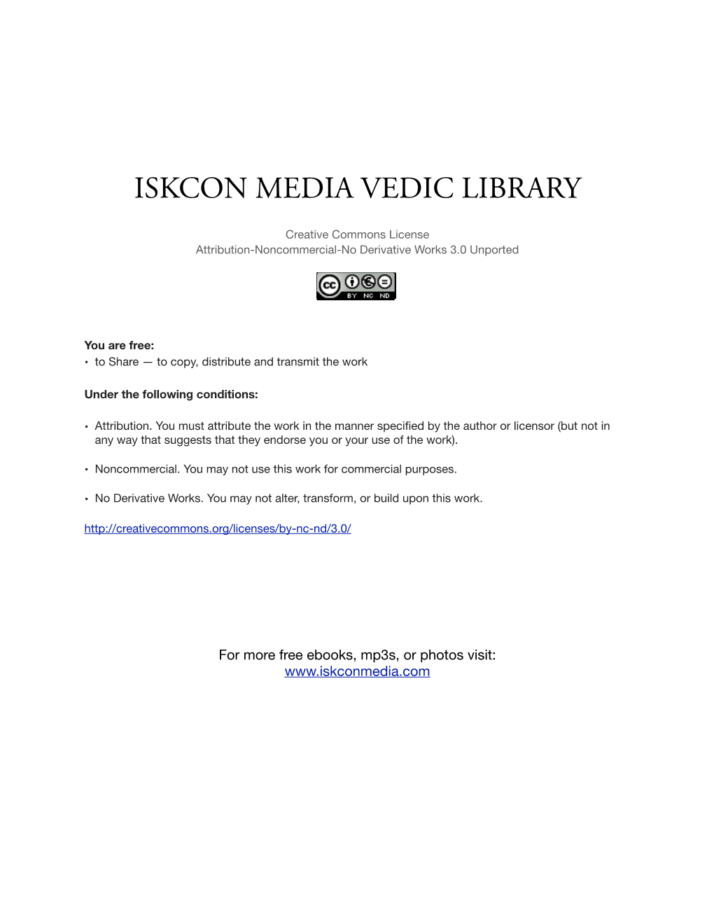 Iskcon Media Vedic Library