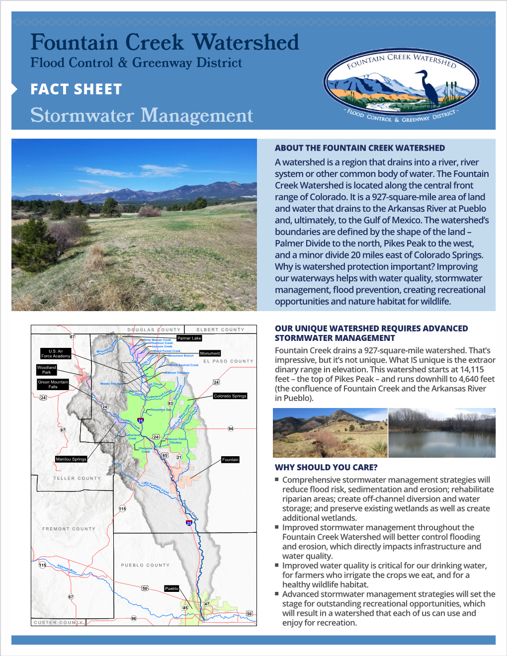 Fountain Creek Watershed Stormwater