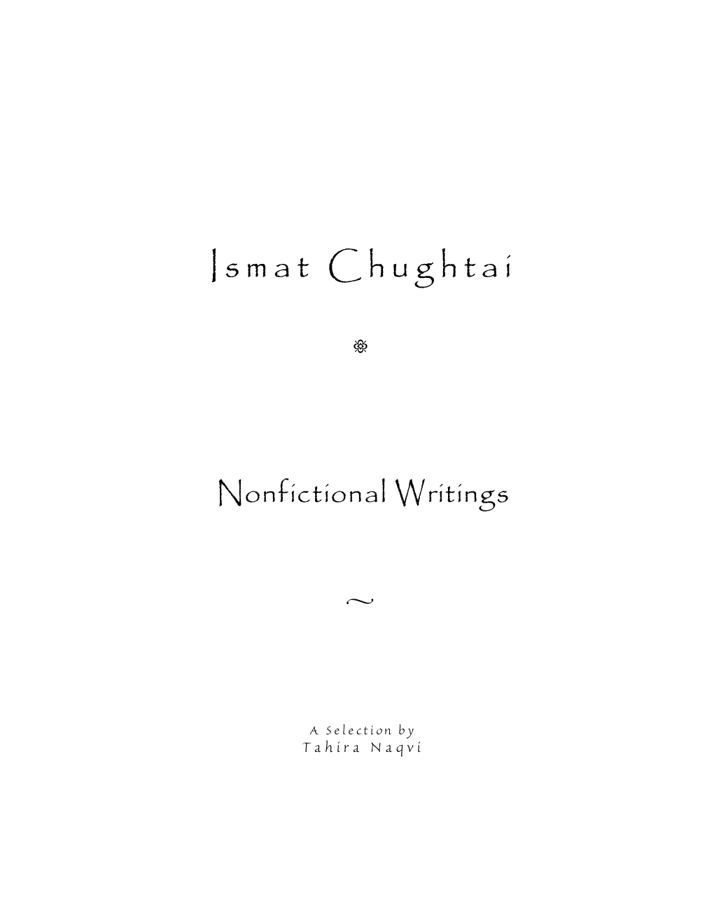 Ismat Chughtai