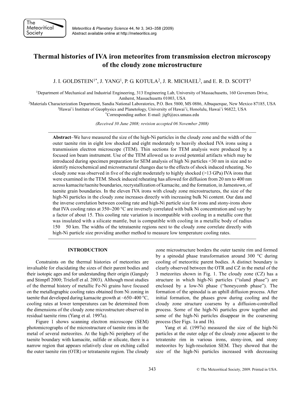 Thermal Histories of IVA Iron Meteorites from Transmission Electron Microscopy of the Cloudy Zone Microstructure