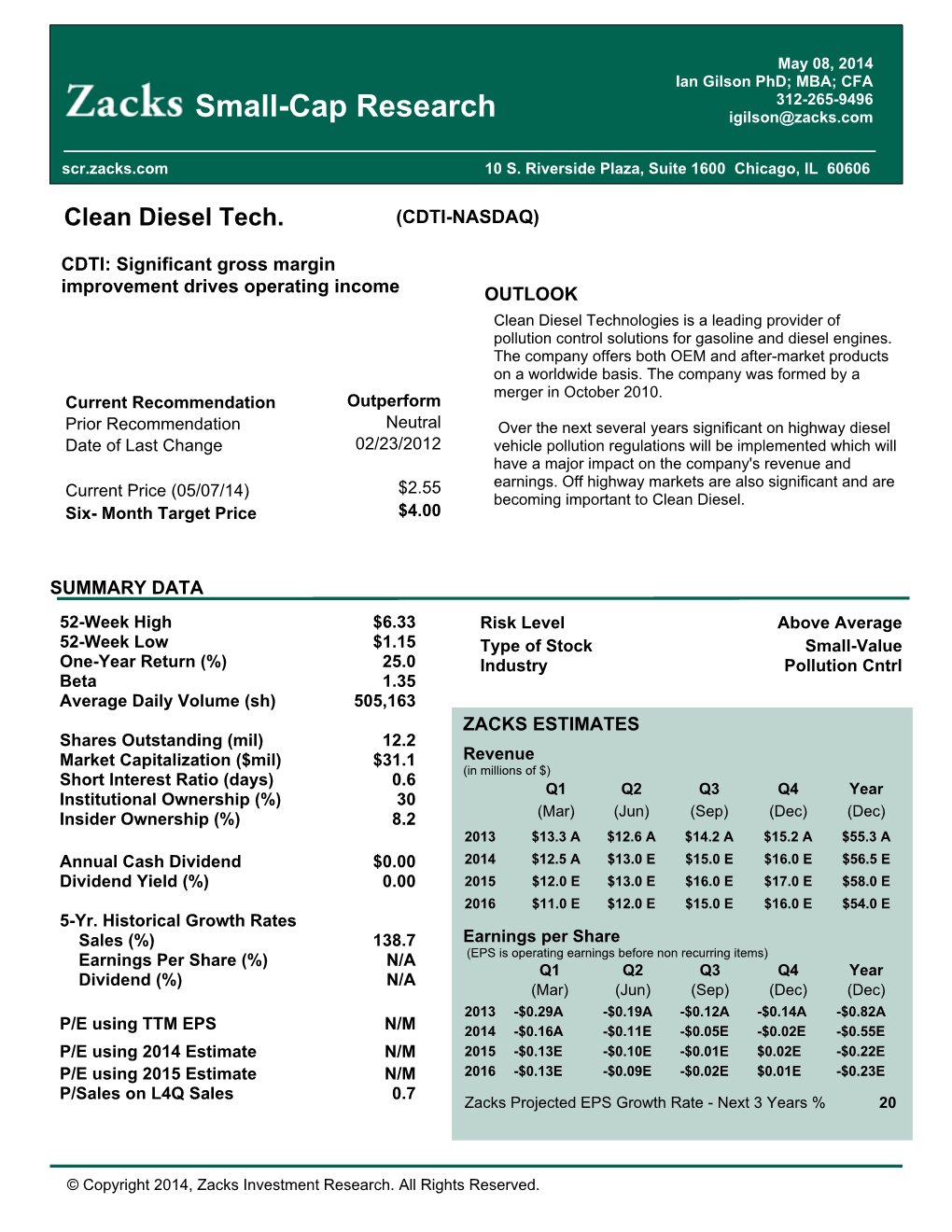 4 Small-Cap Research