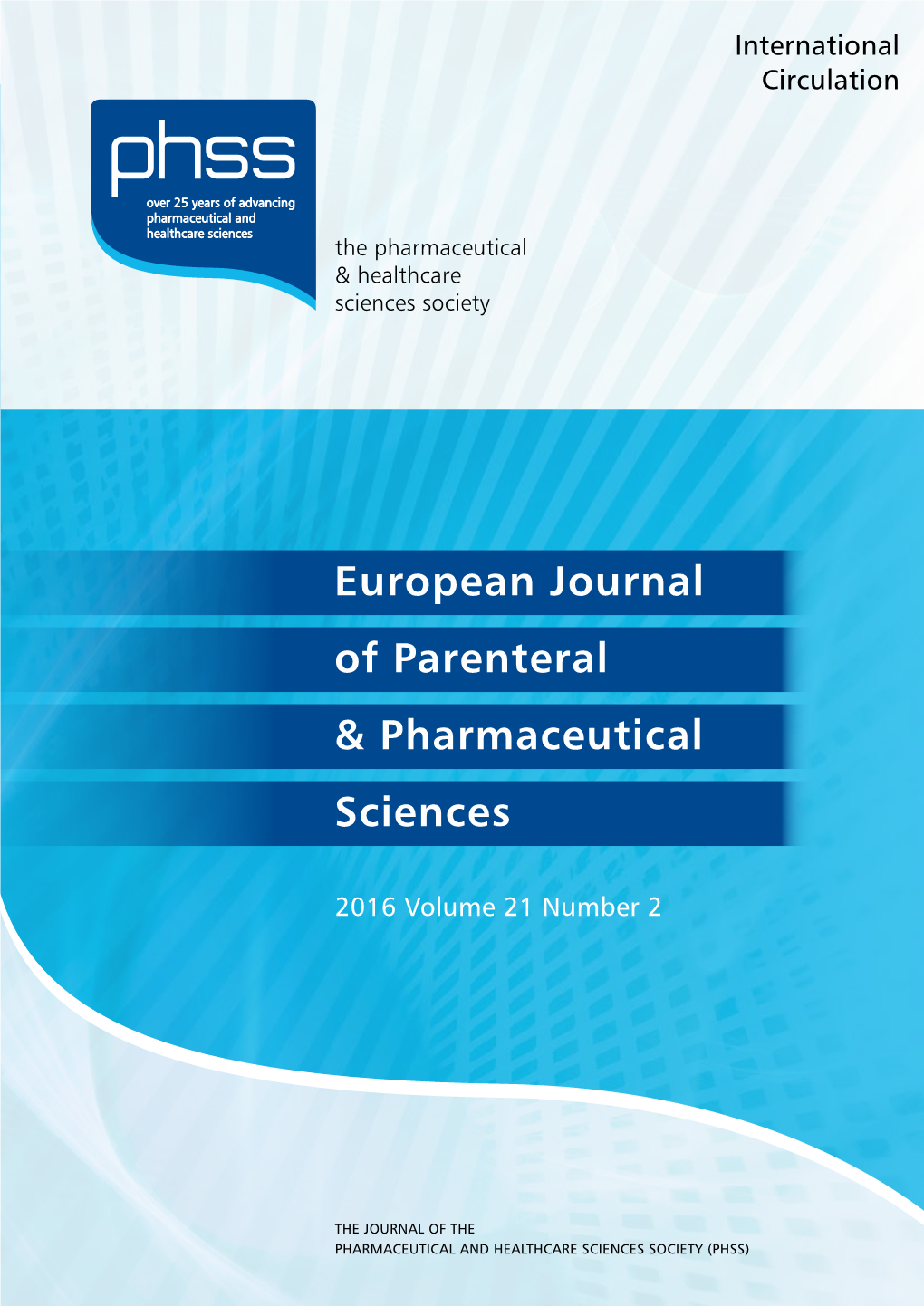 European Journal of Parenteral & Pharmaceutical Sciences