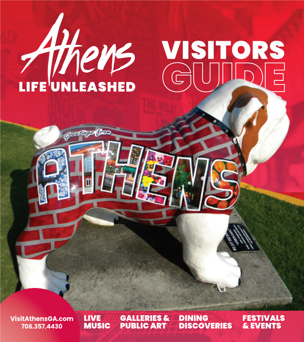 Visitors Guide Is Produced by the Athens Convention & Visitors Bureau